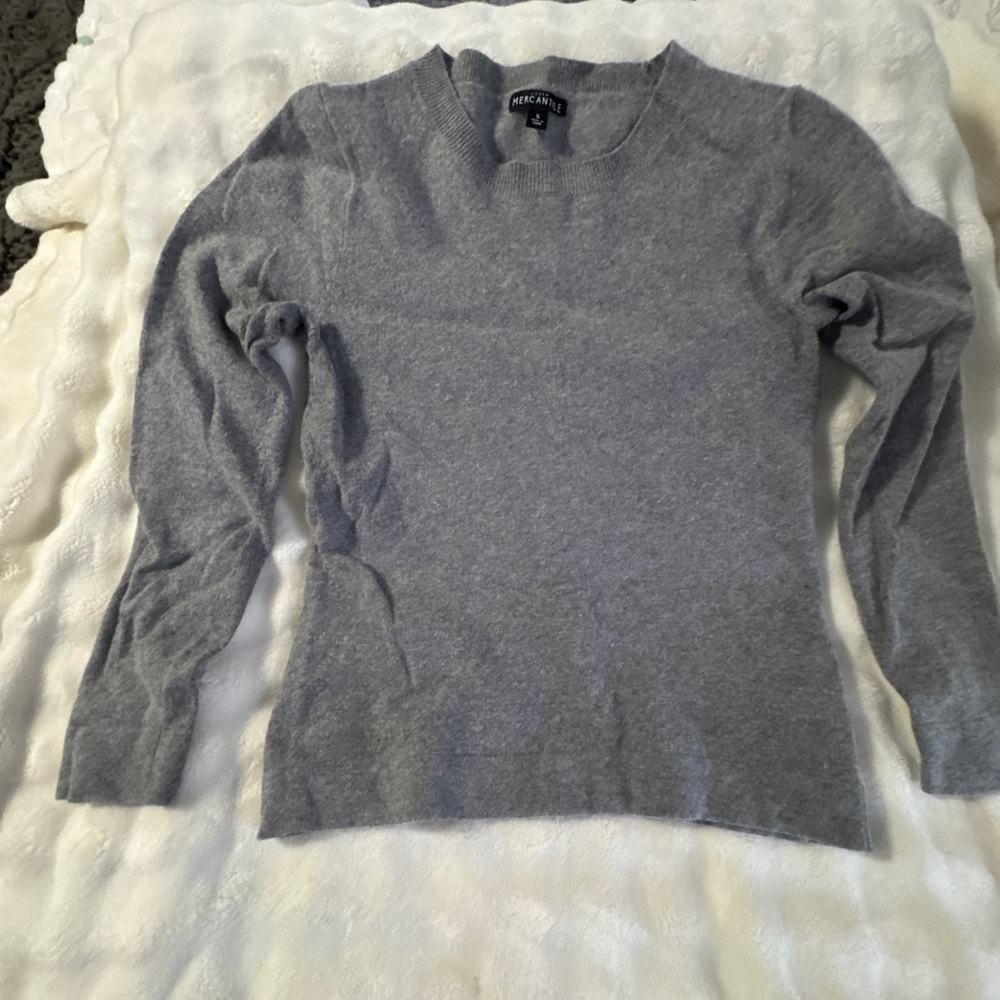 J.Crew Mercantile Gray Knit Sweater